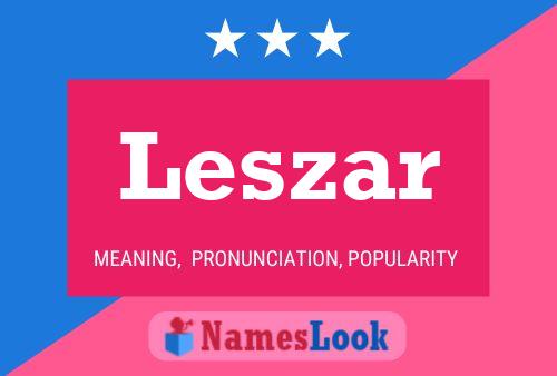 ملصق اسم Leszar