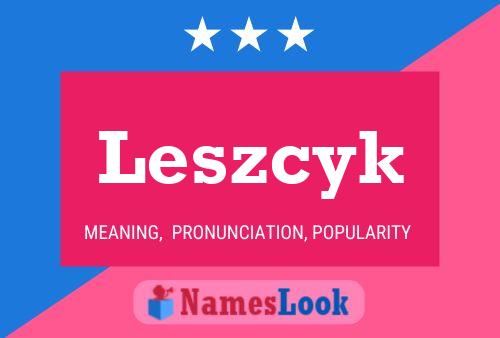 ملصق اسم Leszcyk