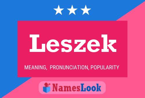 ملصق اسم Leszek