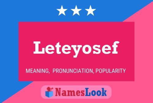 ملصق اسم Leteyosef