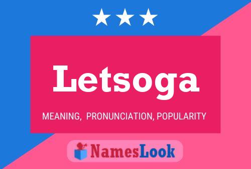 ملصق اسم Letsoga