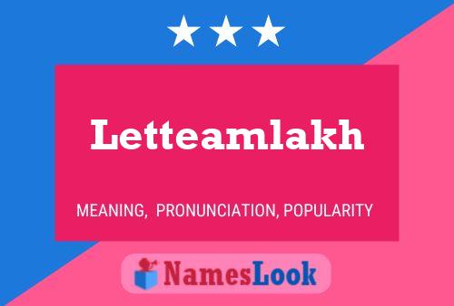 ملصق اسم Letteamlakh