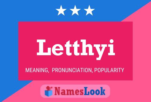 ملصق اسم Letthyi