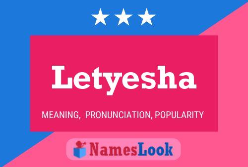 ملصق اسم Letyesha