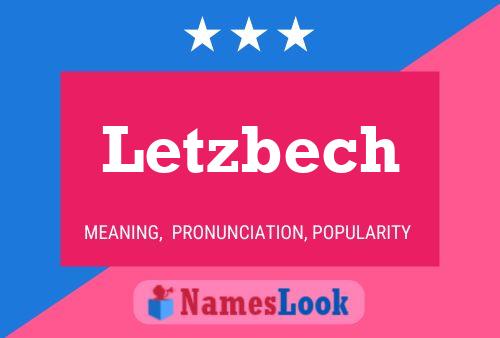 ملصق اسم Letzbech