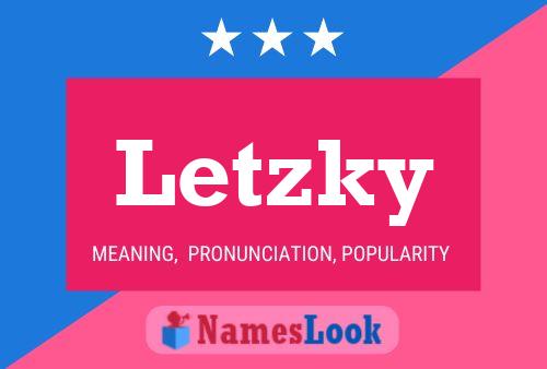 ملصق اسم Letzky