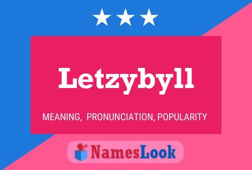 ملصق اسم Letzybyll