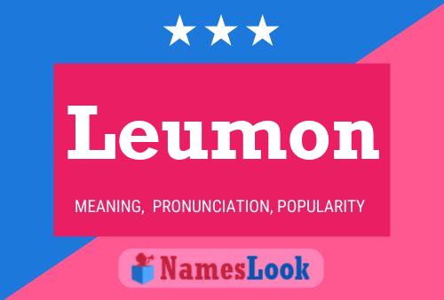 ملصق اسم Leumon