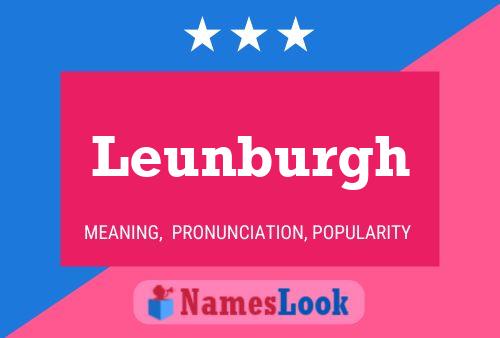 ملصق اسم Leunburgh