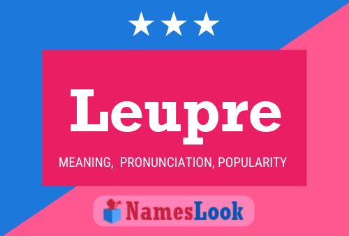 ملصق اسم Leupre