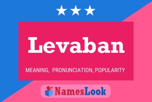 ملصق اسم Levaban