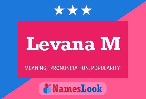 ملصق اسم Levana M