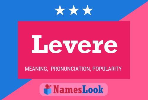 ملصق اسم Levere