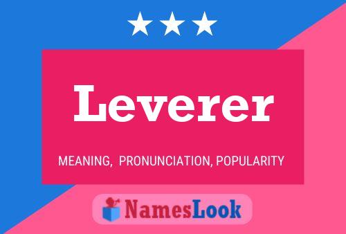 ملصق اسم Leverer