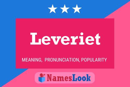 ملصق اسم Leveriet