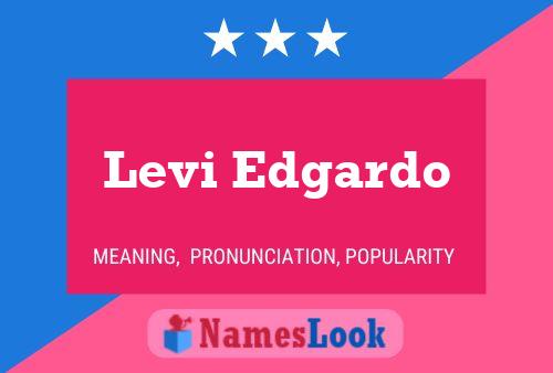 ملصق اسم Levi Edgardo