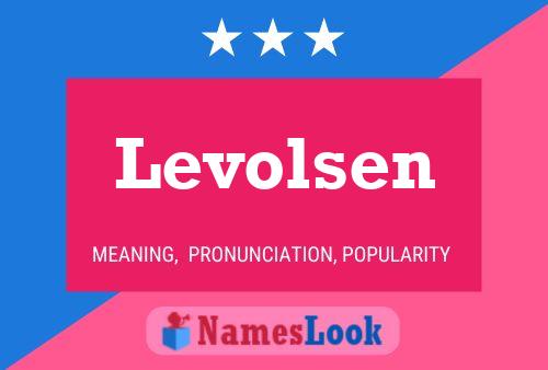 ملصق اسم Levolsen