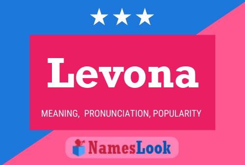 ملصق اسم Levona