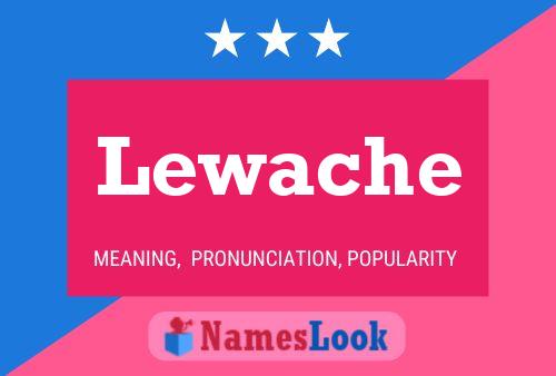 ملصق اسم Lewache