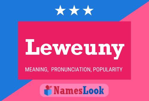 ملصق اسم Leweuny