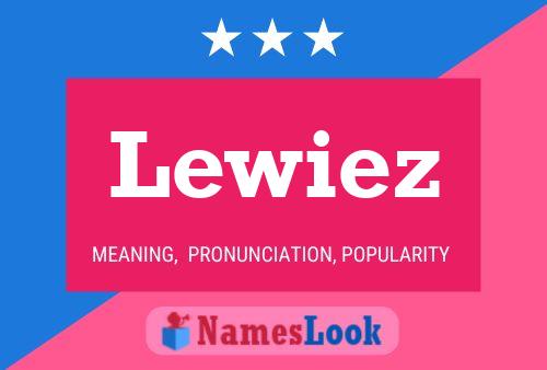 ملصق اسم Lewiez