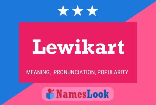 ملصق اسم Lewikart