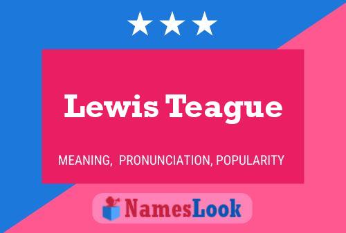 ملصق اسم Lewis Teague