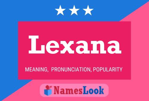 ملصق اسم Lexana