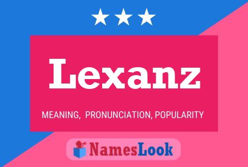 ملصق اسم Lexanz