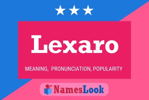 ملصق اسم Lexaro