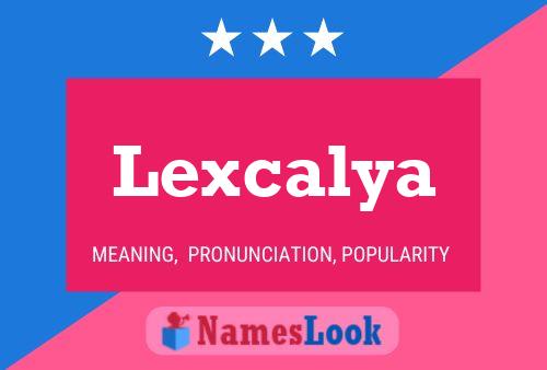 ملصق اسم Lexcalya