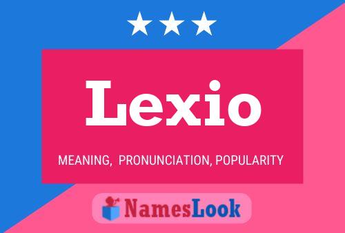 ملصق اسم Lexio