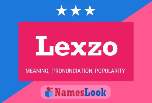 ملصق اسم Lexzo