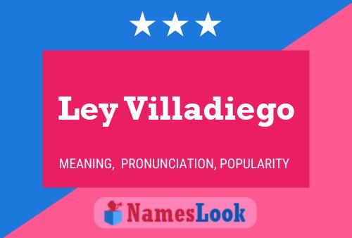 ملصق اسم Ley Villadiego