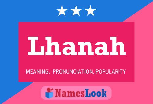 ملصق اسم Lhanah