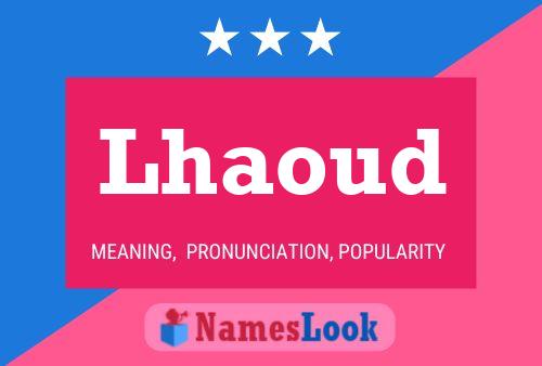 ملصق اسم Lhaoud