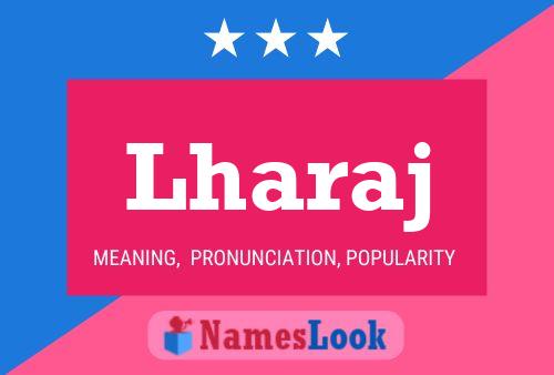 ملصق اسم Lharaj