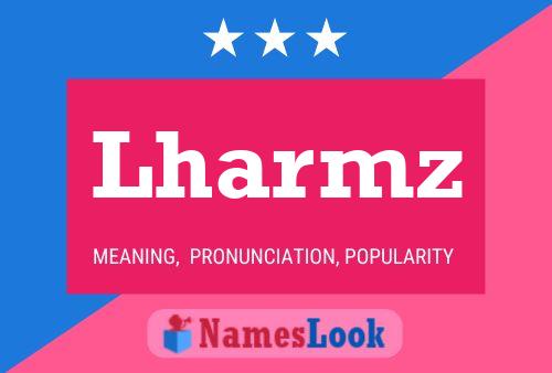 ملصق اسم Lharmz