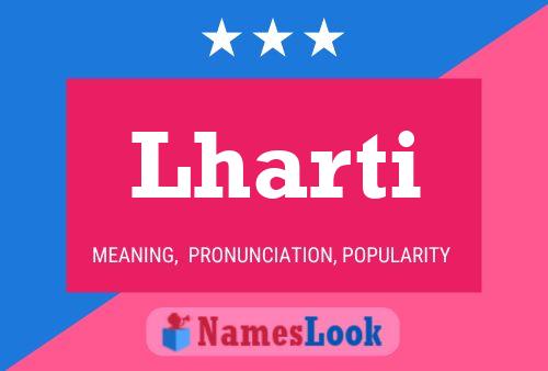 ملصق اسم Lharti