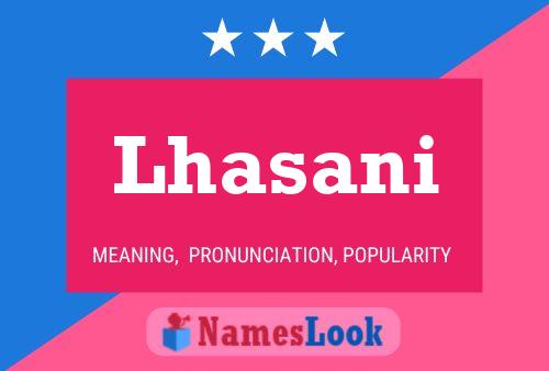 ملصق اسم Lhasani