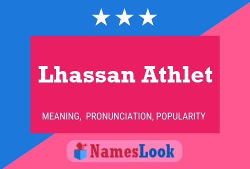 ملصق اسم Lhassan Athlet