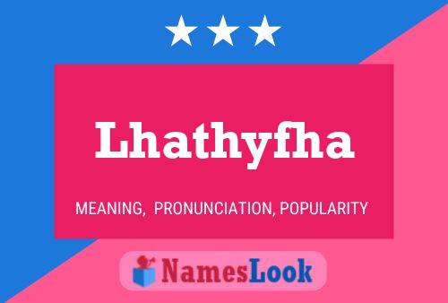 ملصق اسم Lhathyfha