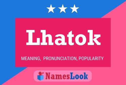 ملصق اسم Lhatok