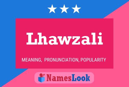 ملصق اسم Lhawzali