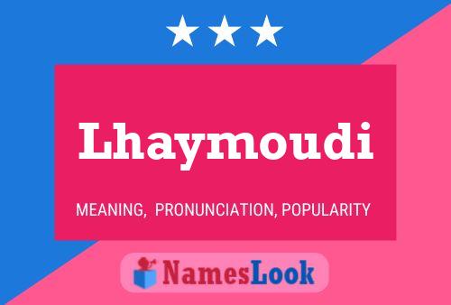 ملصق اسم Lhaymoudi