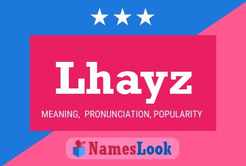 ملصق اسم Lhayz