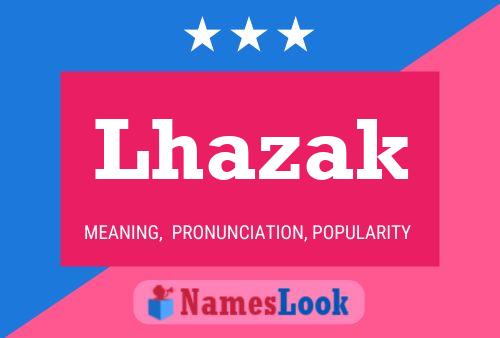 ملصق اسم Lhazak