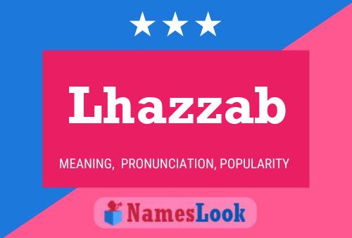 ملصق اسم Lhazzab