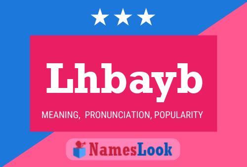 ملصق اسم Lhbayb