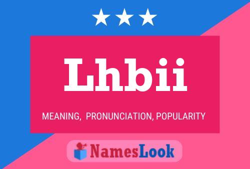 ملصق اسم Lhbii